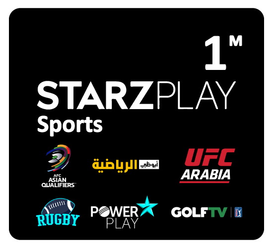 STARZPLAY Sports Full Package for 1 Month