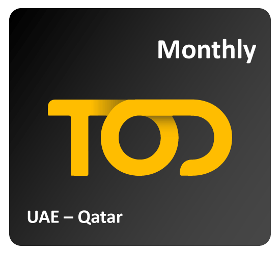 (مستوى 1A) تود موبايل اشتراك شهرى الإمارات العربية المتحدة - قطر