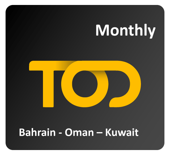 TOD Monthly Subscription Bahrain - Oman – Kuwait ( Tier 1B)