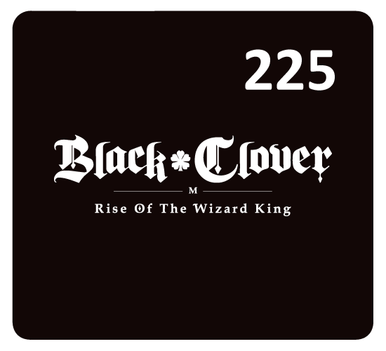 Black Clover Mobile $5 - 225 Black Crystals
