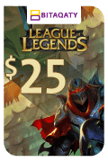 League of Legends Riot Points Card - USD 25