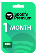 Spotify Premium Membership Gift Card - 1 Month