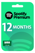 Spotify Premium Membership Gift Card - 12 Months